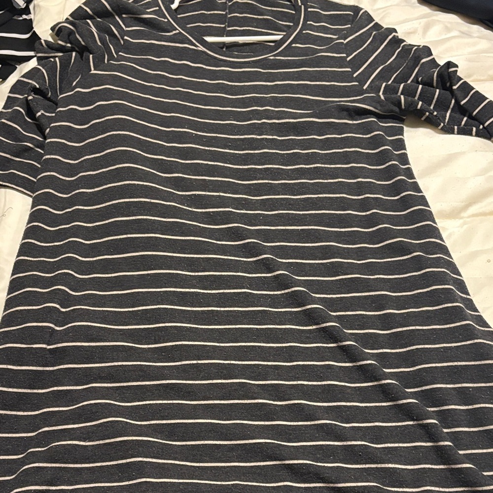 Striped Long Sleeve Dress